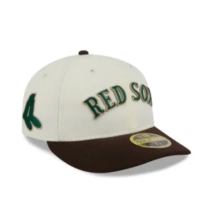 Best Boston Red Sox Forest Visor Retro Crown 59FIFTY Fitted Hat - KTGCaps - Baseball caps for various teams, purchased online at a discount