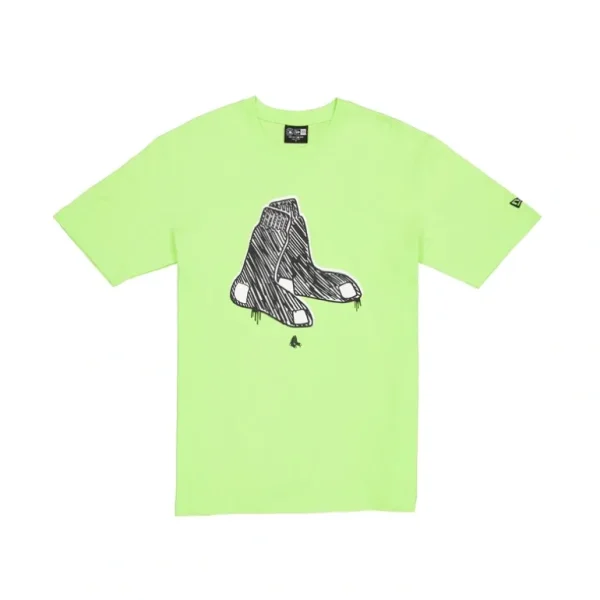 Hot Boston Red Sox Hi Vis Doodle TShirt - KTGCaps - Baseball caps for various teams, purchased online at a discount