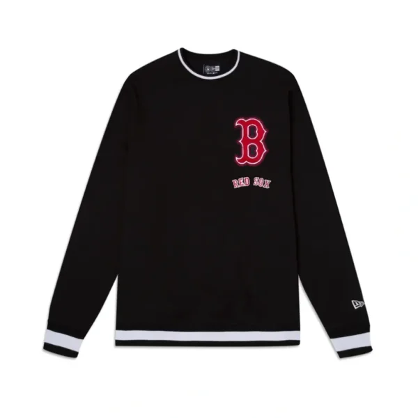 Fashion Boston Red Sox Logo Select Black Crewneck - KTGCaps - Baseball caps for various teams, purchased online at a discount