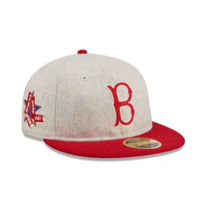 Hot Boston Red Sox Melton Wool Retro Crown 59FIFTY Fitted Hat - KTGCaps - Baseball caps for various teams, purchased online at a discount