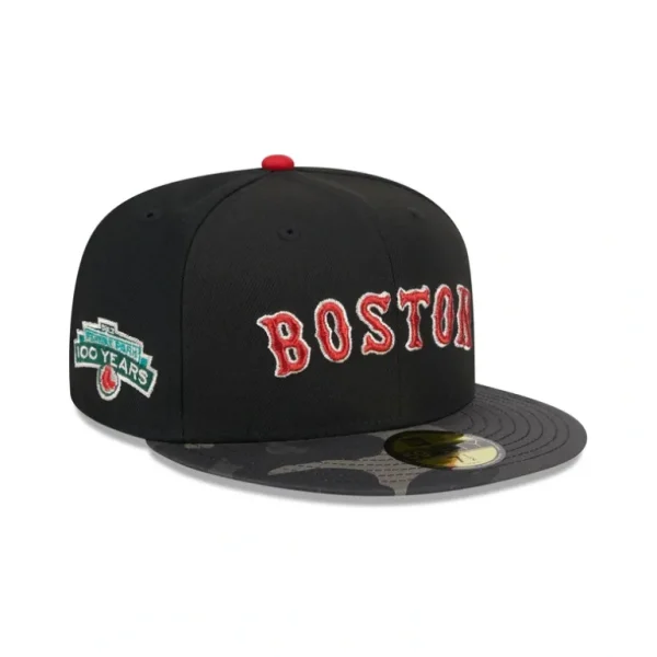 Discount Boston Red Sox Metallic Camo 59FIFTY Fitted Hat - KTGCaps - Baseball caps for various teams, purchased online at a discount