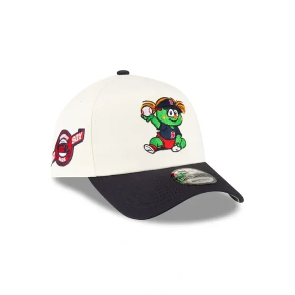 Discount Boston Red Sox Mini Mascot 9FORTY AFrame Snapback Hat - KTGCaps - Baseball caps for various teams, purchased online at a discount