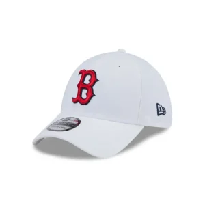 Discount Boston Red Sox Optic White 39THIRTY Stretch Fit Hat - KTGCaps - Baseball caps for various teams, purchased online at a discount
