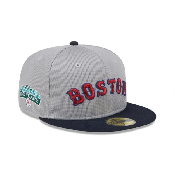 Best Sale Boston Red Sox Pivot Mesh 59FIFTY Fitted Hat - KTGCaps - Baseball caps for various teams, purchased online at a discount