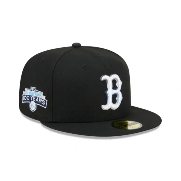 New Boston Red Sox Raceway 59FIFTY Fitted Hat - KTGCaps - Baseball caps for various teams, purchased online at a discount