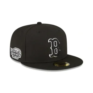 Sale Boston Red Sox Sidepatch Black 59FIFTY Fitted Hat - KTGCaps - Baseball caps for various teams, purchased online at a discount