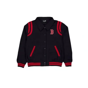 Hot Boston Red Sox Sport Night Womens Jacket - KTGCaps - Baseball caps for various teams, purchased online at a discount