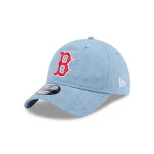 New Boston Red Sox Washed Denim 9TWENTY Adjustable Hat - KTGCaps - Baseball caps for various teams, purchased online at a discount