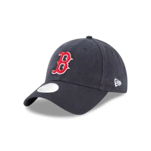 Discount Boston Red Sox Womens Core Classic Navy 9TWENTY Adjustable Hat - KTGCaps - Baseball caps for various teams, purchased online at a discount