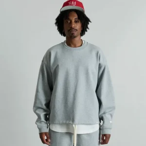 Flash Sale Brand New Era Alden Heather Gray Crewneck - KTGCaps - Baseball caps for various teams, purchased online at a discount