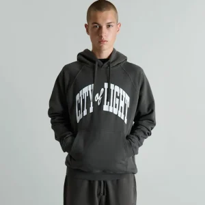Flash Sale Brand New Era City of Light Dusty Charcoal Hoodie - KTGCaps - Baseball caps for various teams, purchased online at a discount