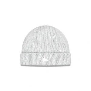 Discount Brand New Era Deck College White Knit Beanie - KTGCaps - Baseball caps for various teams, purchased online at a discount