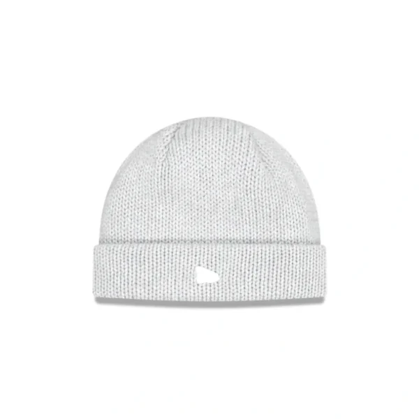 Discount Brand New Era Deck College White Knit Beanie - KTGCaps - Baseball caps for various teams, purchased online at a discount