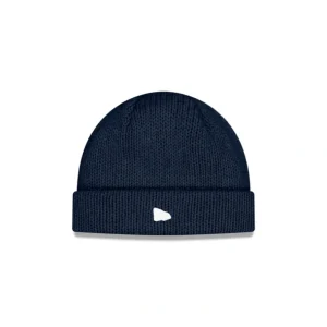 Fashion Brand New Era Deck Navy Knit Beanie - KTGCaps - Baseball caps for various teams, purchased online at a discount