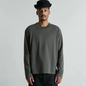 Shop Brand New Era Erhardt Dusty Charcoal Long Sleeve TShirt - KTGCaps - Baseball caps for various teams, purchased online at a discount