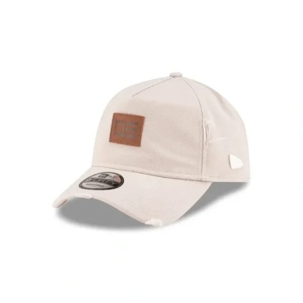 Outlet Brand New Era Forge Leather Patch Ashes Of Roses 9FORTY AFrame Adjust - KTGCaps - Baseball caps for various teams, purchased online at a discount