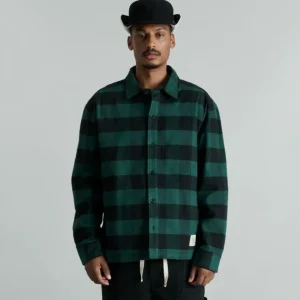 Flash Sale Brand New Era Lumber Plaid Kelly Green Shirt Jacket - KTGCaps - Baseball caps for various teams, purchased online at a discount