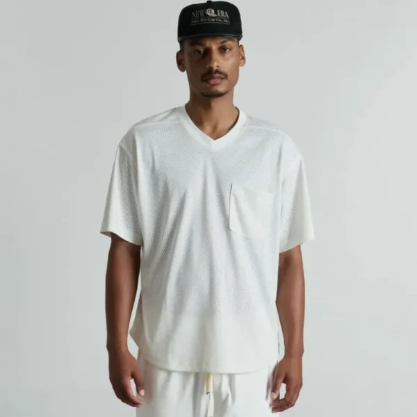 Flash Sale Brand New Era Orchard College White VNeck Pullover Jersey - KTGCaps - Baseball caps for various teams, purchased online at a discount
