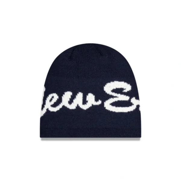 Discount Brand New Era Postscript Mohair Navy Beanie Hat - KTGCaps - Baseball caps for various teams, purchased online at a discount