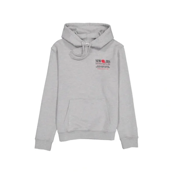 New Brand New Era Sized Graphic Heather Gray Hoodie - KTGCaps - Baseball caps for various teams, purchased online at a discount