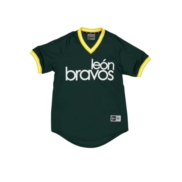 Flash Sale Bravos de León Green Jersey - KTGCaps - Baseball caps for various teams, purchased online at a discount