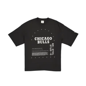 Fashion Bristol x Chicago Bulls Black TShirt - KTGCaps - Baseball caps for various teams, purchased online at a discount