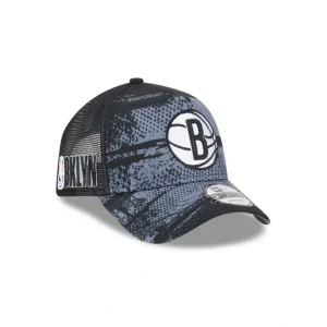 Hot Brooklyn Nets 2024 TipOff 9FORTY AFrame Trucker Hat - KTGCaps - Baseball caps for various teams, purchased online at a discount