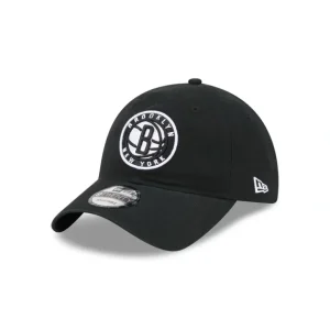 Hot Brooklyn Nets Black 9TWENTY Adjustable Hat - KTGCaps - Baseball caps for various teams, purchased online at a discount
