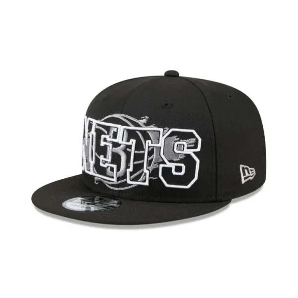 Discount Brooklyn Nets Splatter 9FIFTY Snapback Hat - KTGCaps - Baseball caps for various teams, purchased online at a discount