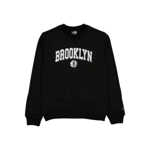 Shop Brooklyn Nets Sport Night Black Crewneck - KTGCaps - Baseball caps for various teams, purchased online at a discount