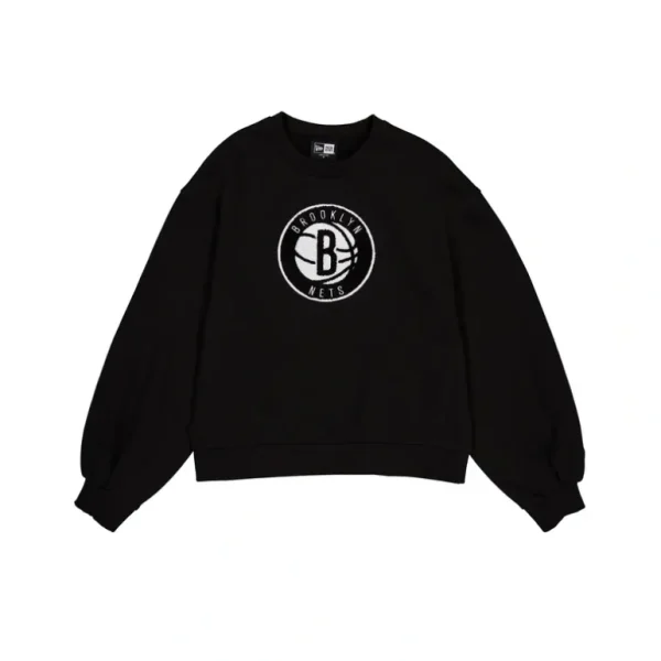 Hot Brooklyn Nets Sport Night Womens Crewneck - KTGCaps - Baseball caps for various teams, purchased online at a discount