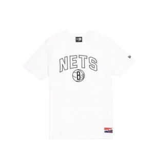 Hot Brooklyn Nets Throwback White TShirt - KTGCaps - Baseball caps for various teams, purchased online at a discount