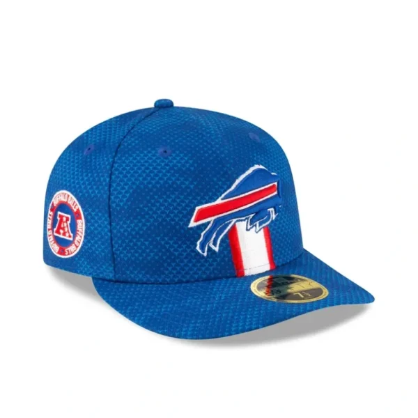 Best Sale Buffalo Bills 2024 Sideline Low Profile 59FIFTY Fitted Hat - KTGCaps - Baseball caps for various teams, purchased online at a discount