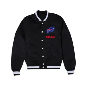New Buffalo Bills Logo Select Black Jacket - KTGCaps - Baseball caps for various teams, purchased online at a discount