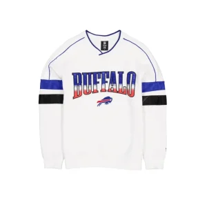 Flash Sale Buffalo Bills Sport Classics White Crewneck - KTGCaps - Baseball caps for various teams, purchased online at a discount