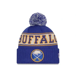 Flash Sale Buffalo Sabres Retro Pom Knit Hat - KTGCaps - Baseball caps for various teams, purchased online at a discount