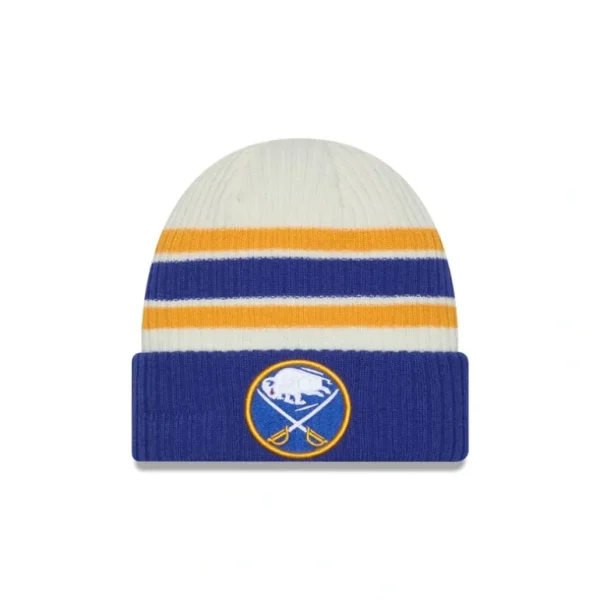 Flash Sale Buffalo Sabres Vintage Ribbed Beanie - KTGCaps - Baseball caps for various teams, purchased online at a discount