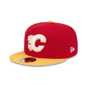 Discount Calgary Flames 9FIFTY Snapback Hat - KTGCaps - Baseball caps for various teams, purchased online at a discount