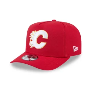 Hot Calgary Flames Team 9FIFTY AFrame Snapback Hat - KTGCaps - Baseball caps for various teams, purchased online at a discount