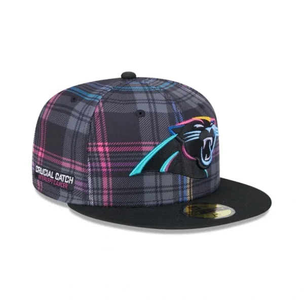 New Carolina Panthers 2024 Crucial Catch 59FIFTY Fitted Hat - KTGCaps - Baseball caps for various teams, purchased online at a discount