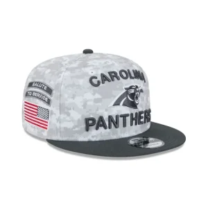 Discount Carolina Panthers 2024 Salute to Service 9FIFTY Snapback Hat - KTGCaps - Baseball caps for various teams, purchased online at a discount