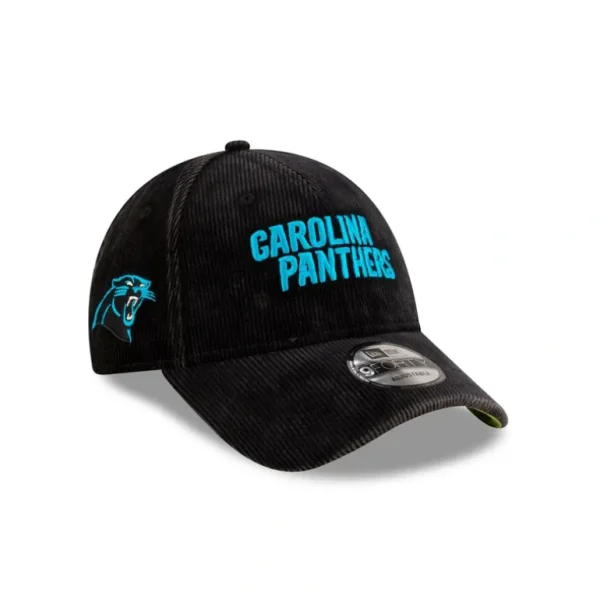 Fashion Carolina Panthers Washed Cord 9FORTY Adjustable Hat - KTGCaps - Baseball caps for various teams, purchased online at a discount