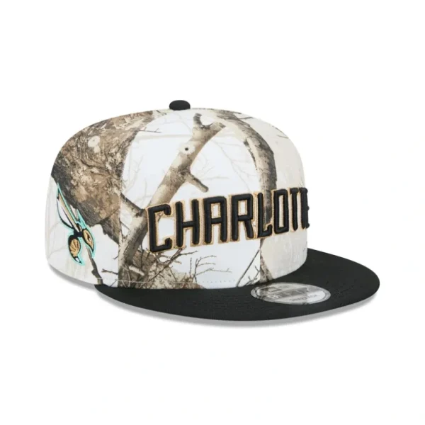 Flash Sale Charlotte Hornets 2024 Country x City Realtree 9FIFTY Snapback Hat - KTGCaps - Baseball caps for various teams, purchased online at a discount