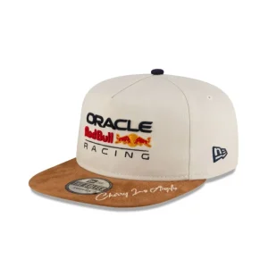 Fashion Cherry LA x Oracle Red Bull Racing Ivory Golfer Hat - KTGCaps - Baseball caps for various teams, purchased online at a discount