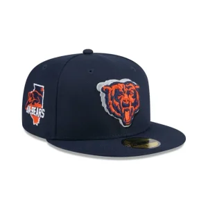 Hot Chicago Bears 2024 Draft 59FIFTY Fitted Hat - KTGCaps - Baseball caps for various teams, purchased online at a discount