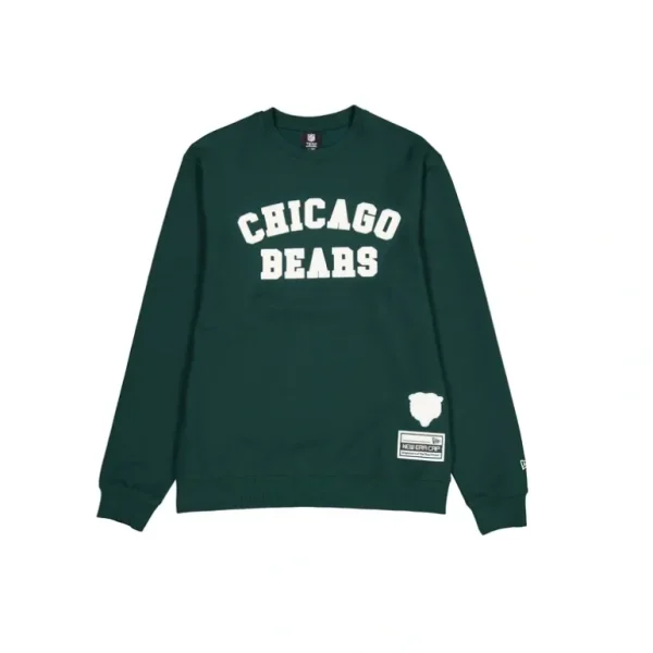 New Chicago Bears Dark Green Logo Select Crewneck - KTGCaps - Baseball caps for various teams, purchased online at a discount