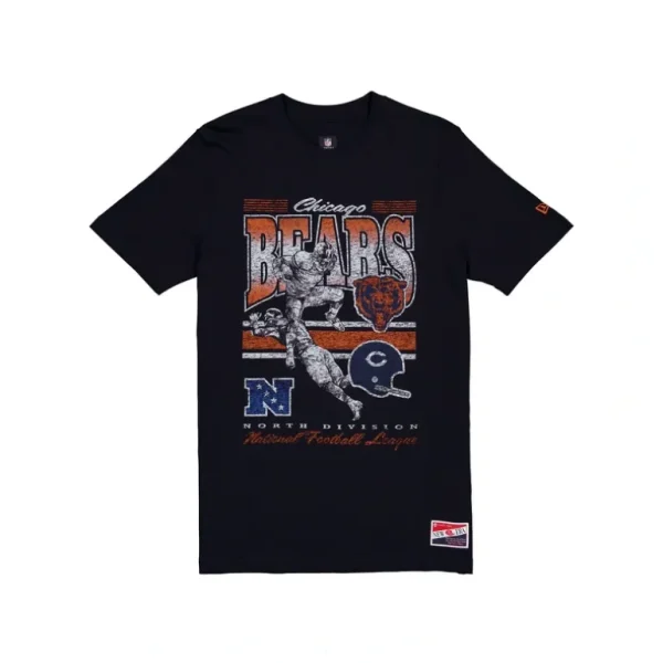 Discount Chicago Bears Throwback Distress TShirt - KTGCaps - Baseball caps for various teams, purchased online at a discount