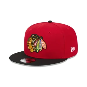 Hot Chicago Blackhawks 9FIFTY Snapback Hat - KTGCaps - Baseball caps for various teams, purchased online at a discount
