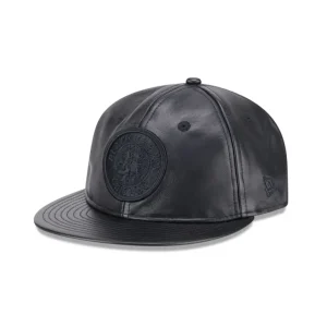 Discount Chicago Blackhawks Genuine Leather Retro Crown 9FIFTY Strapback Hat - KTGCaps - Baseball caps for various teams, purchased online at a discount