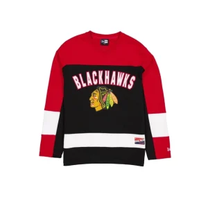Fashion Chicago Blackhawks Throwback Long Sleeve TShirt - KTGCaps - Baseball caps for various teams, purchased online at a discount